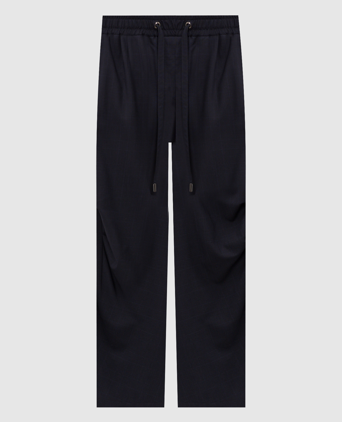 Blue wool pants