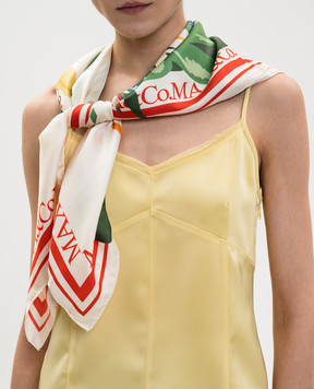 Max & Co BATTISTA silk scarf in floral print MCABATTISTA