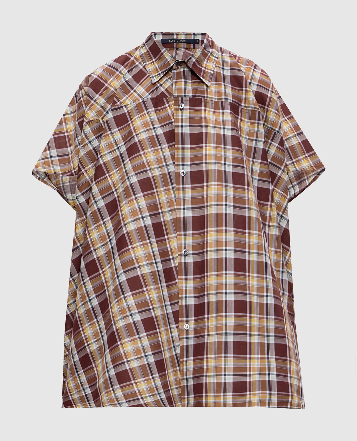 Balder loose-fit checked shirt
