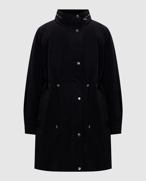 MooRER Black parka MAUREEN MAUREENKN