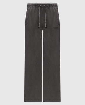 Trussardi Grey sweatpants with logo print P8098000081NMP317F08