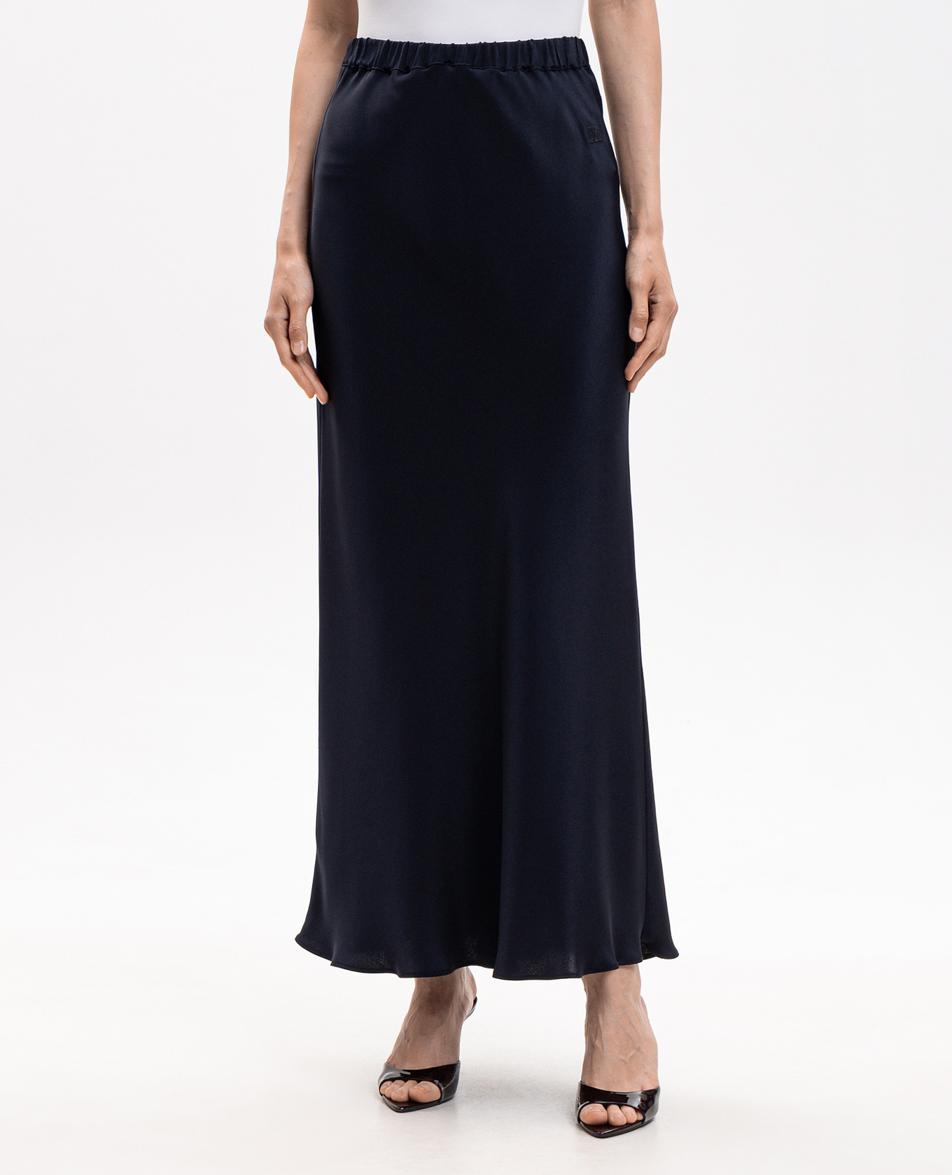 

Blue SOSPIRO silk skirt Max Mara