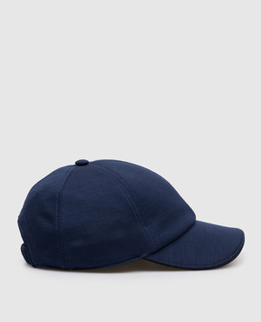 Stefano Ricci Children's blue wool cap YCV61TX08EMA0033