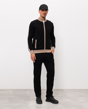 Bertolo Cashmere Black tracksuit 902347001902902013002