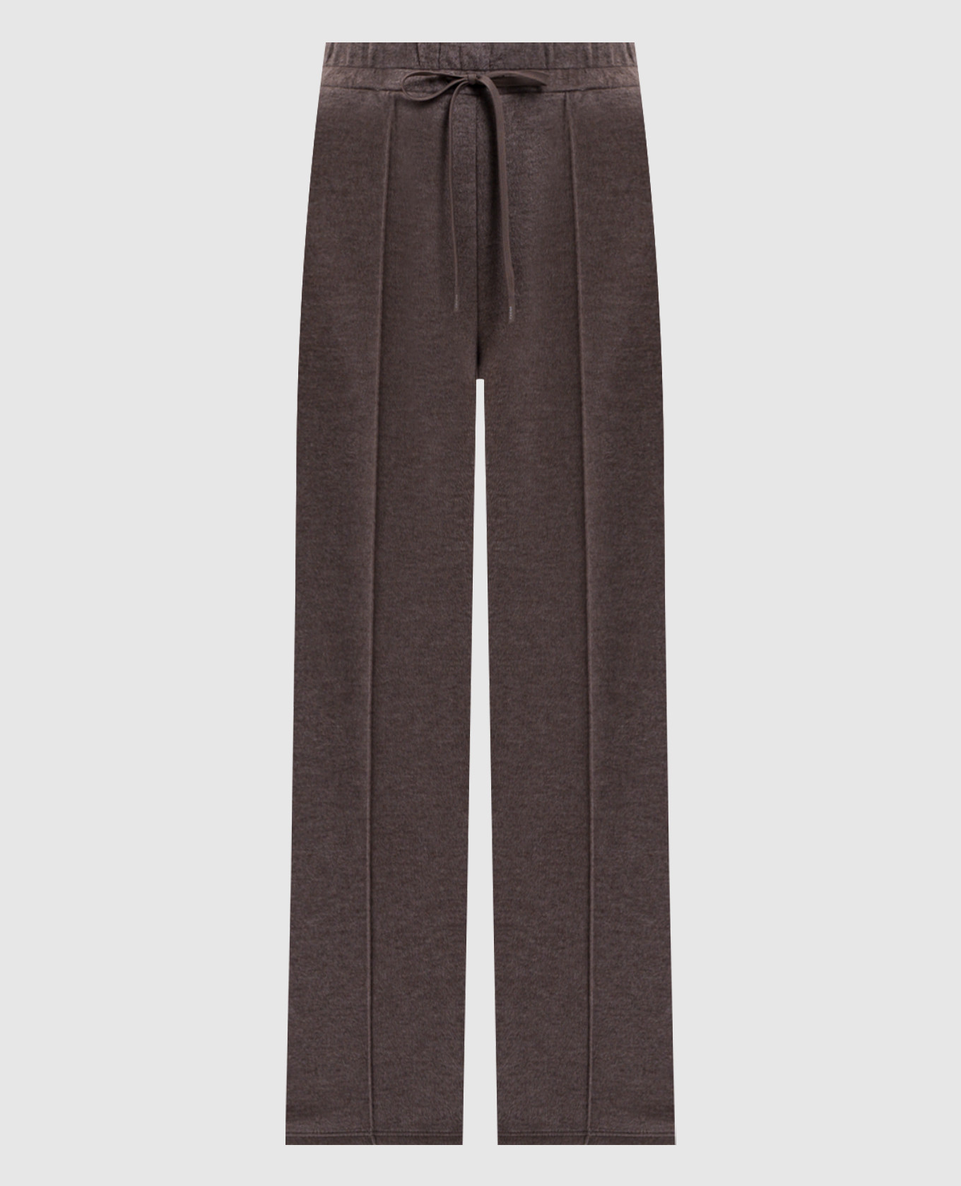 Brown TENDA pants with wool