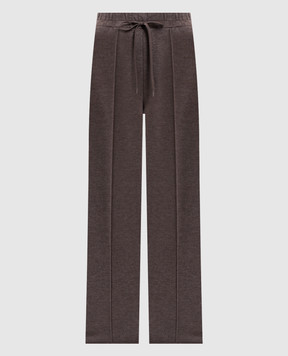 Max Mara Weekend Brown TENDA pants with wool WKDTENDA