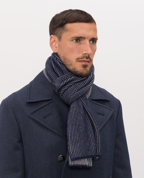 Brunello Cucinelli Blue cashmere scarf M2295700