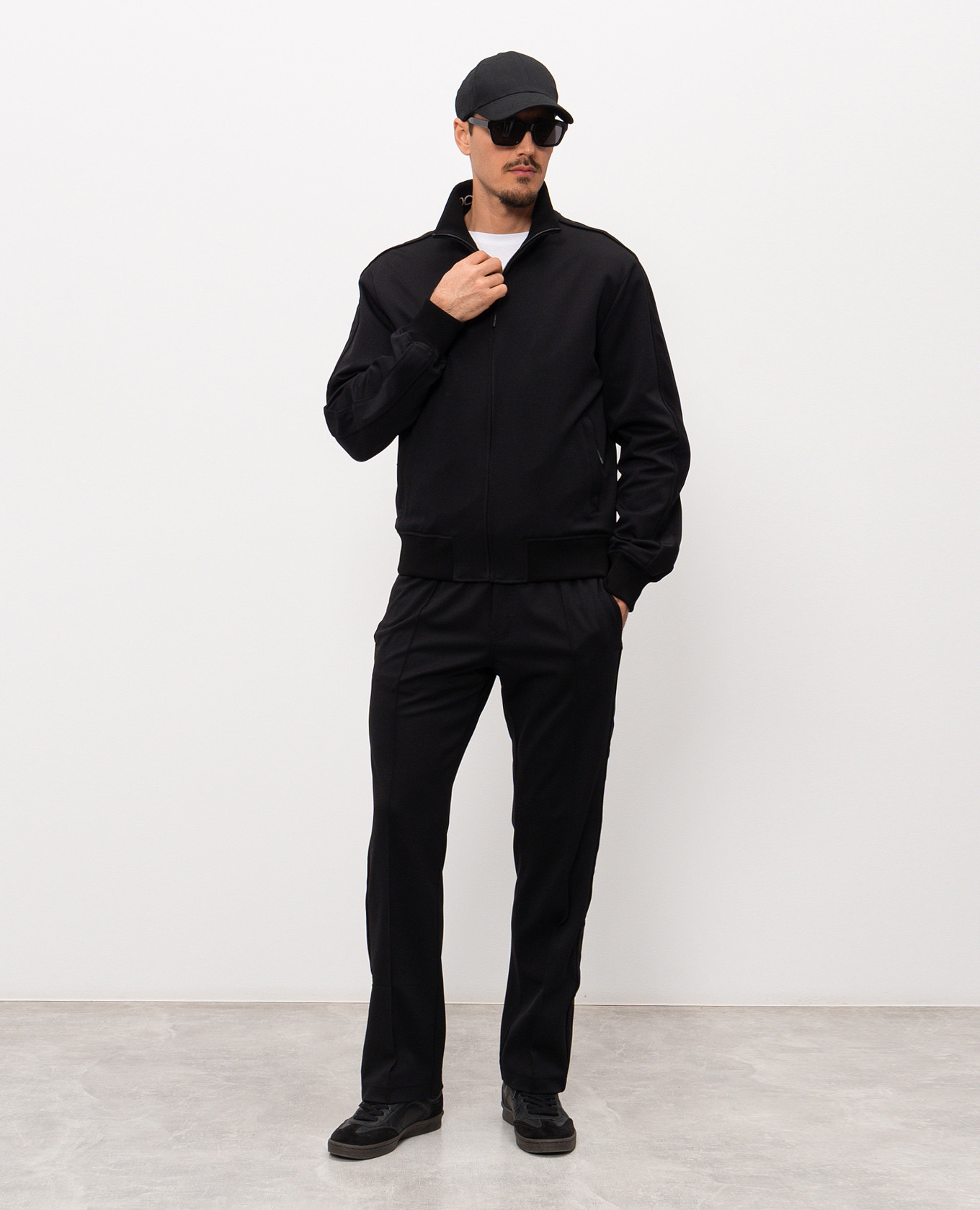 Black sports jacket with logo patch Dolce&Gabbana 2