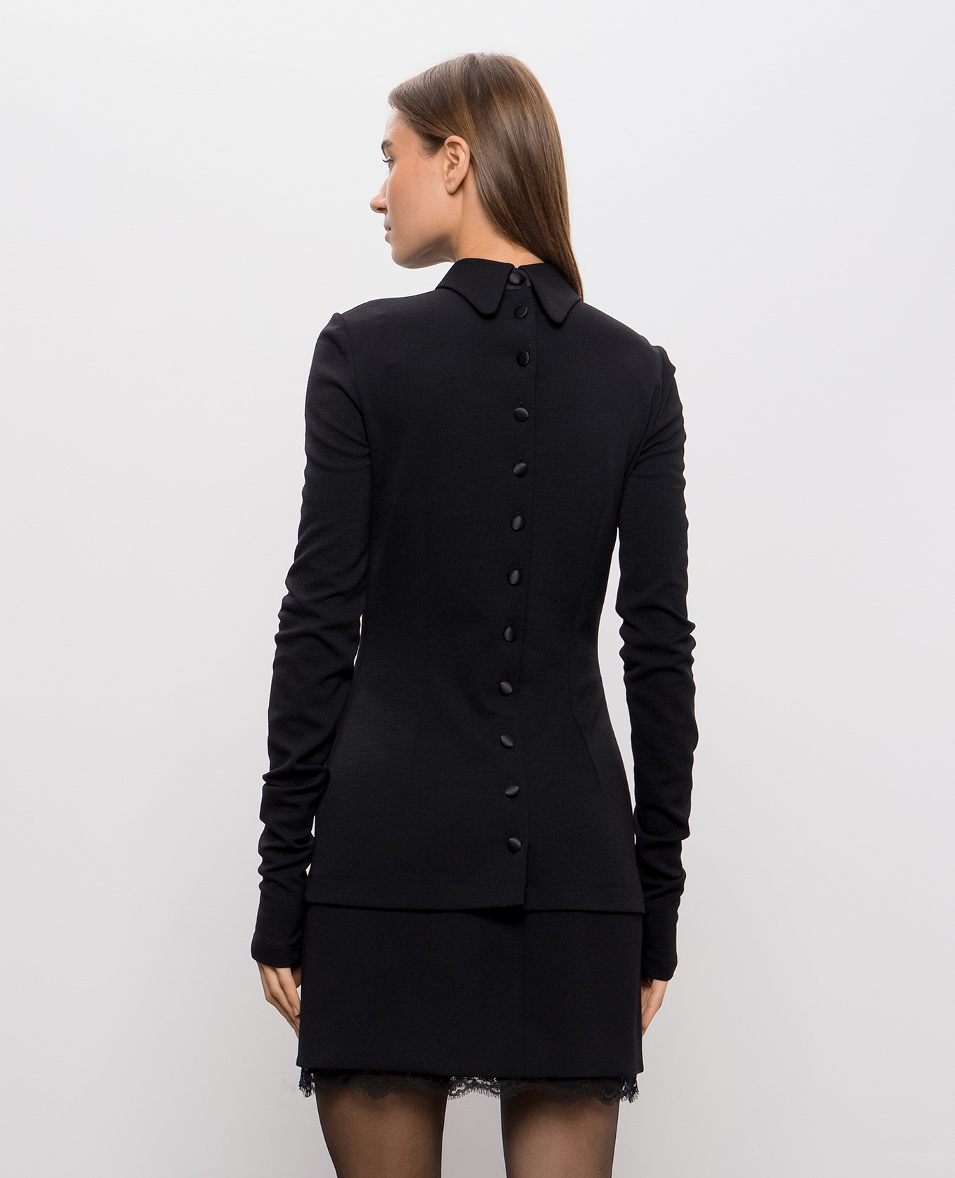 Black shirt with wool Dolce&Gabbana 4