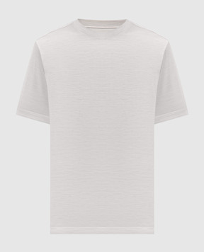 Sease Gray T-shirt with logo TS039TJ014