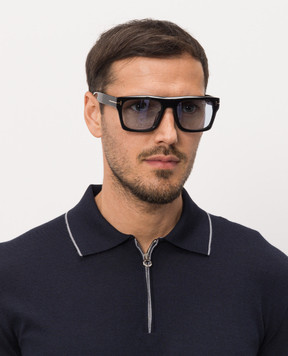 Tom Ford Cyrus black monogram sunglasses FT1337F