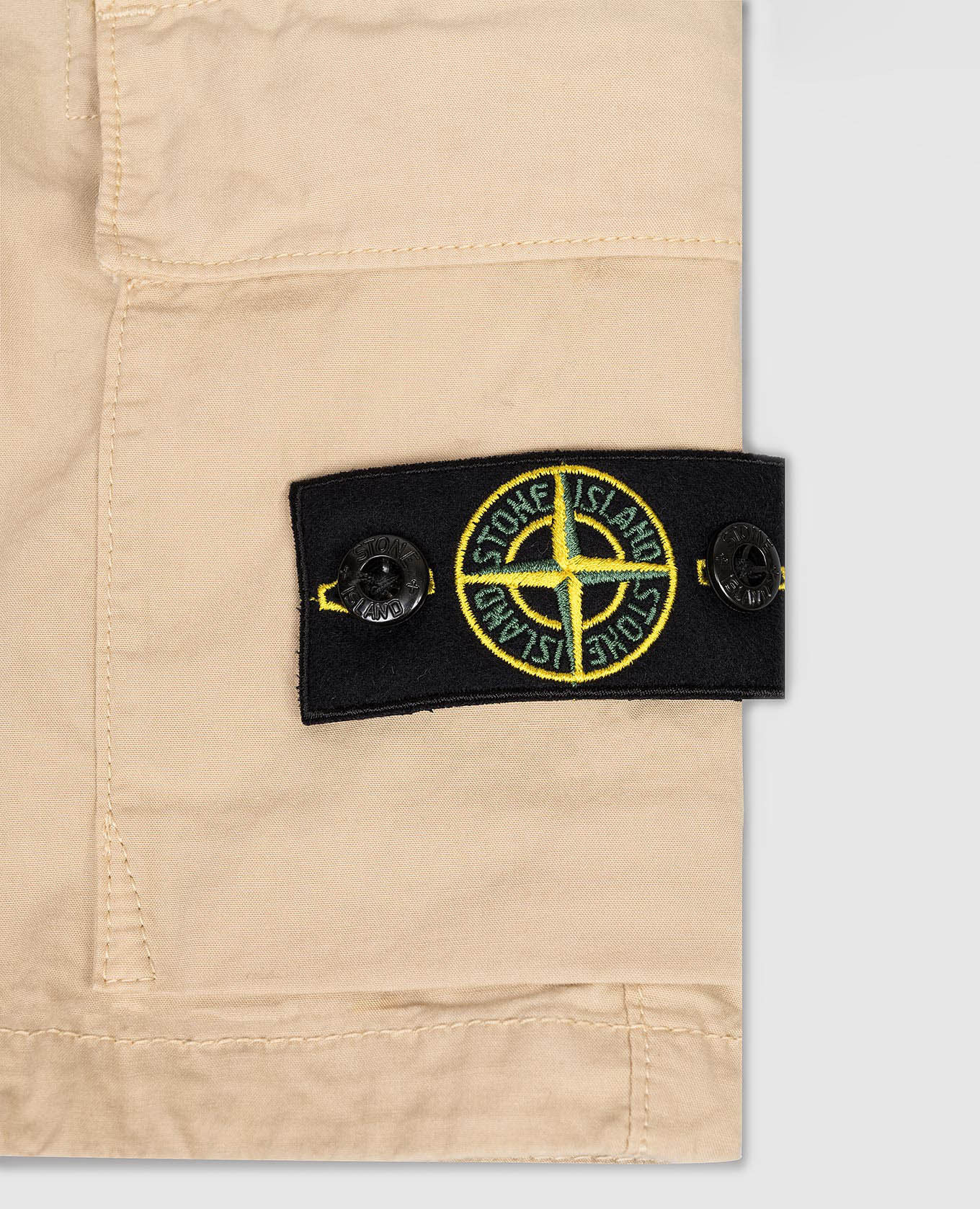 

Children's beige cargo shorts Stone Island