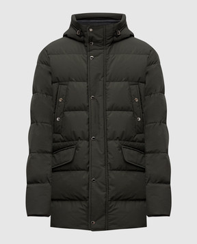 MooRER Green down jacket GRIMANI GRIMANISTP