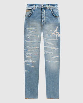 AMIRI Blue jeans with holes AMBMJE1060