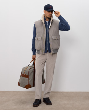 Brunello Cucinelli Blue cashmere cardigan M22506006