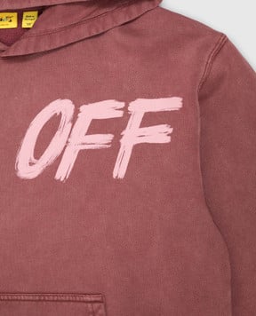 Off-White Children's pink hoodie 44GBB002F26F002