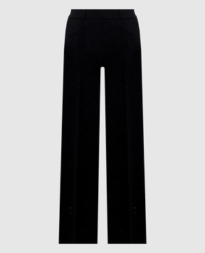 Twinset Black pants with sequins 262LI3PBB