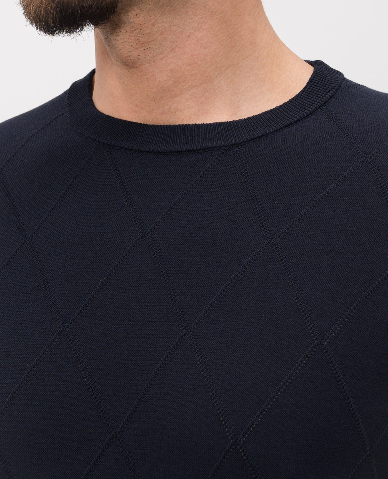 Blue T-shirt with a pattern Peserico 5