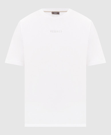 White T-shirt with contrast logo print