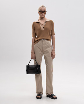 JW Anderson Brown polo KW1569YN0535