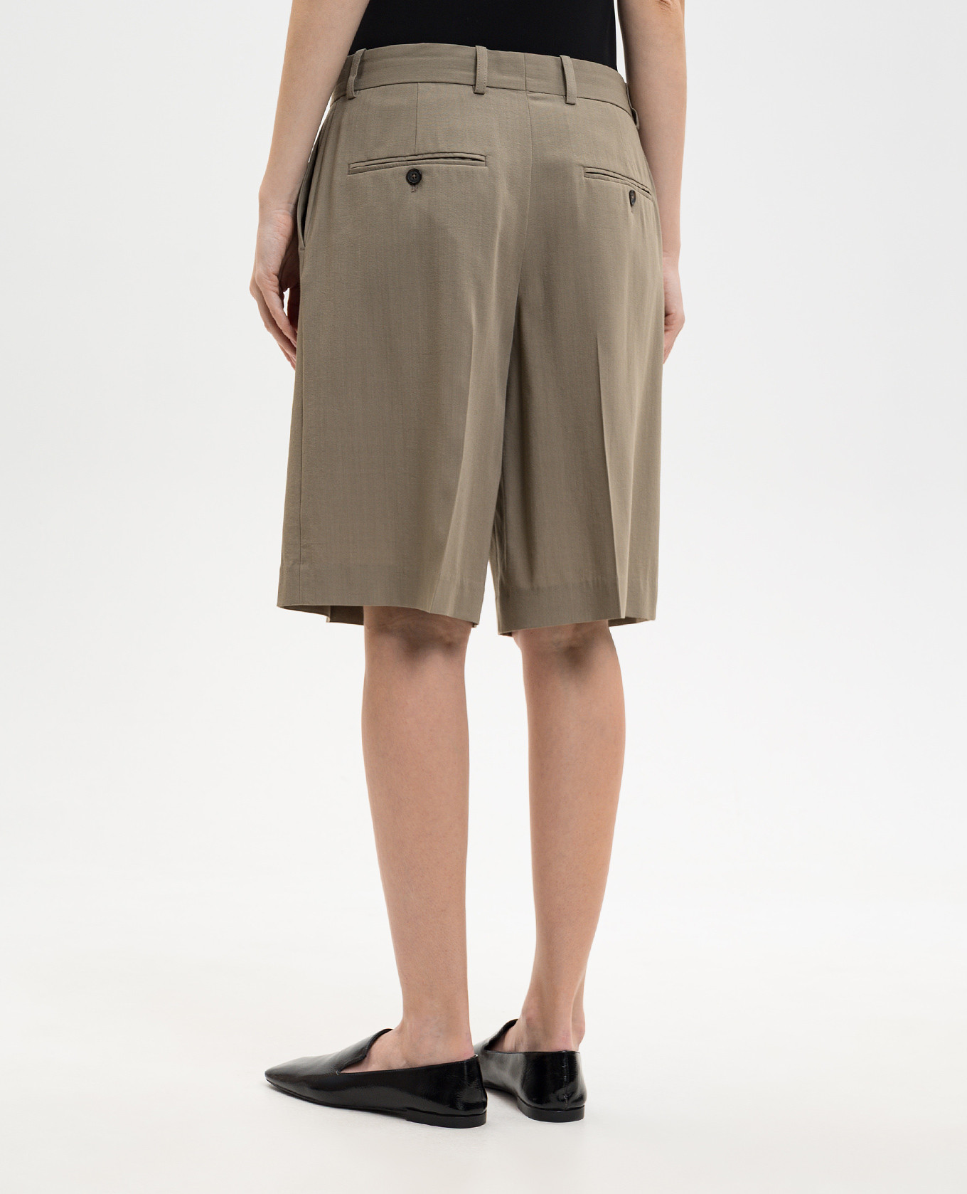 

Brown wool Bermuda shorts Toteme