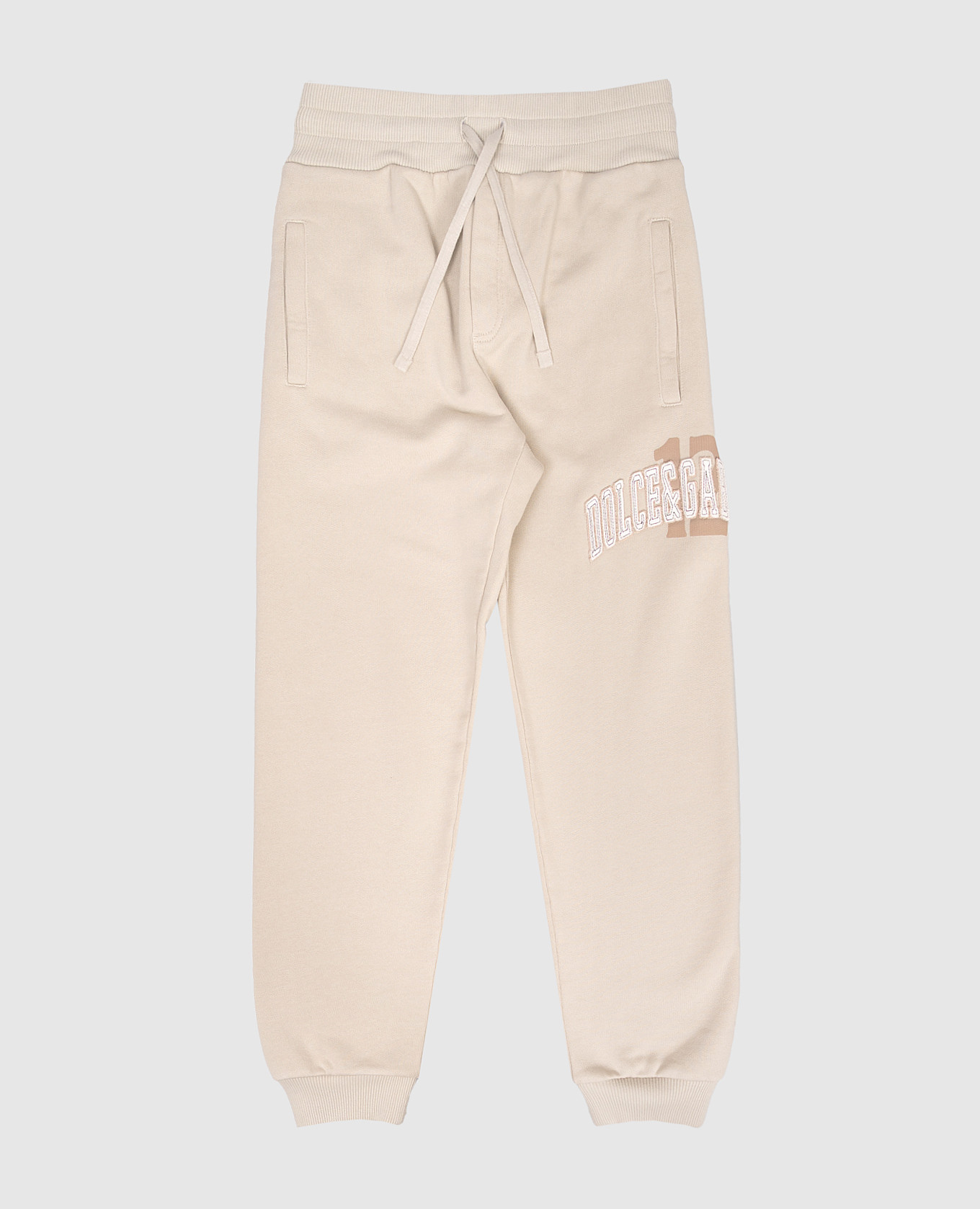 

Children's beige joggers with logo Dolce&Gabbana