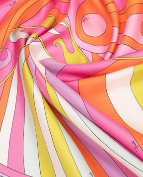 PUCCI Printed silk scarf 6HGB446HC28