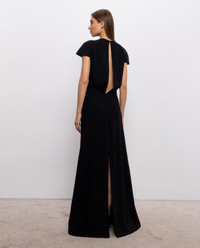 Jil Sander Black wool maxi dress J02CT0667J40356