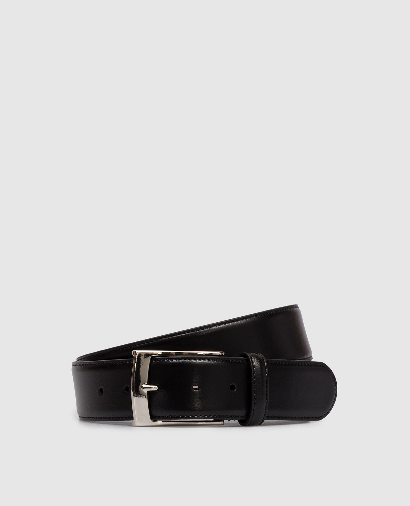 

Black leather belt Canali