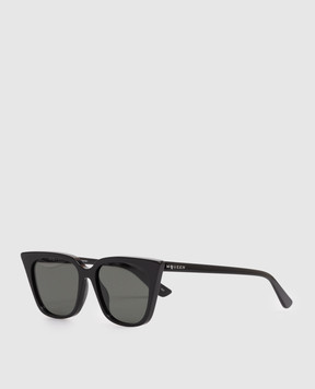 Alexander McQueen Black sunglasses with logo print 861667J0749