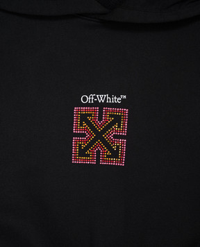 Off-White Children's black dress with emblem 44GDF005F26F001