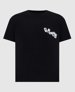 AMIRI Black Domino T-shirt AWTOJR1024