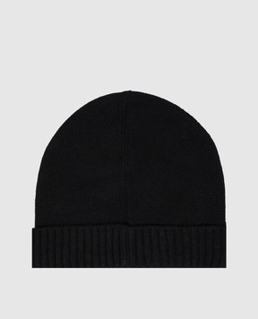 Herno Black cashmere hat BER00085D71047