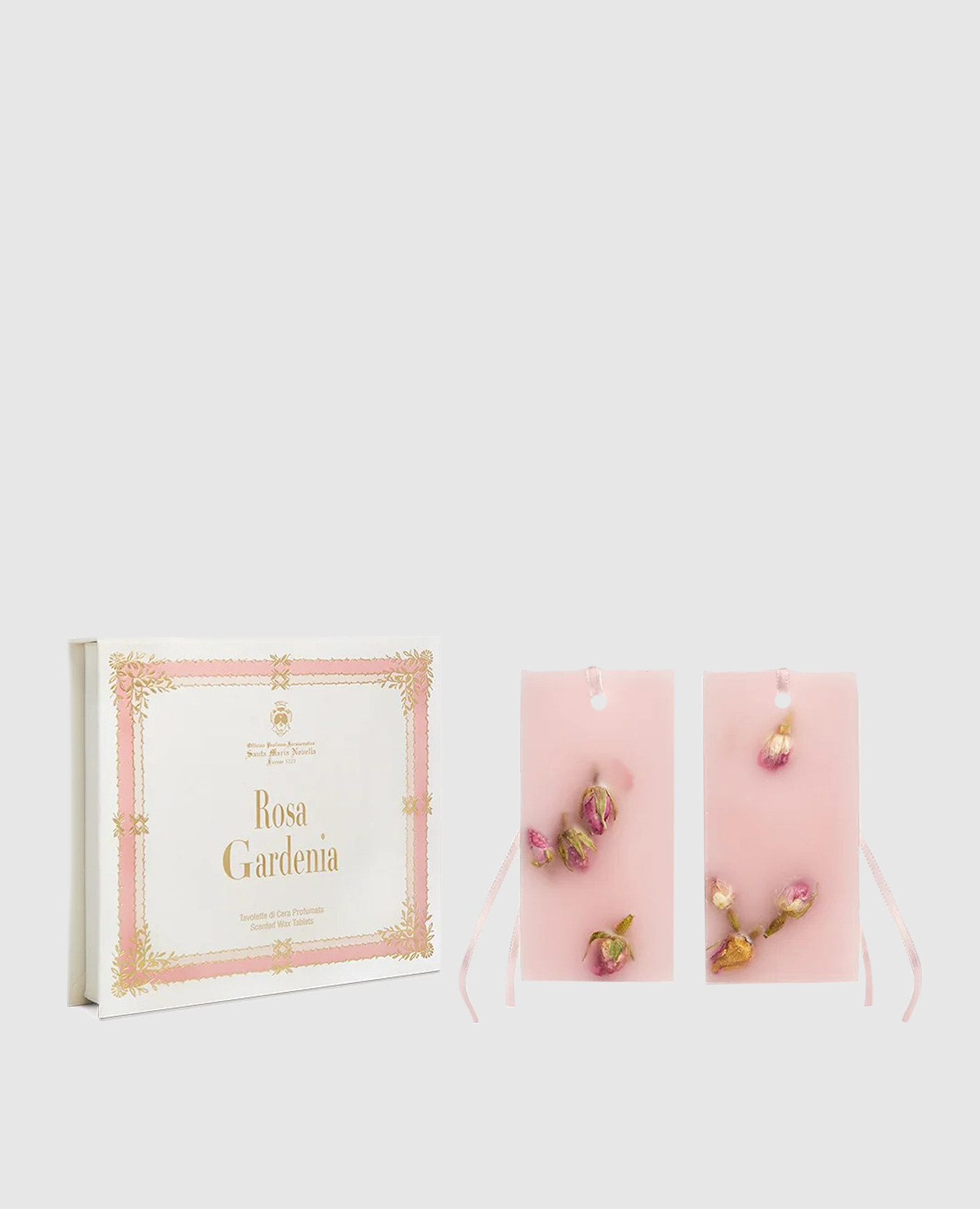 

Aromatic wax tablets Rosa Gardenia 2 pcs Santa Maria Novella, Pink