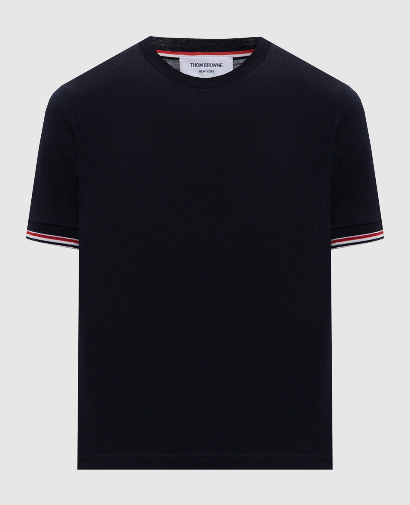 Blue wool T-shirt