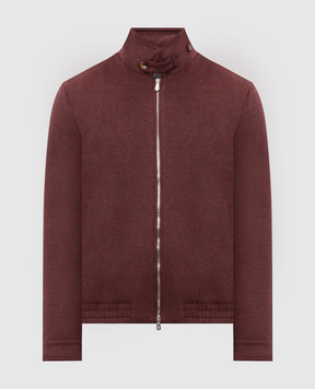 Brunello Cucinelli Burgundy wool jacket MV4676379