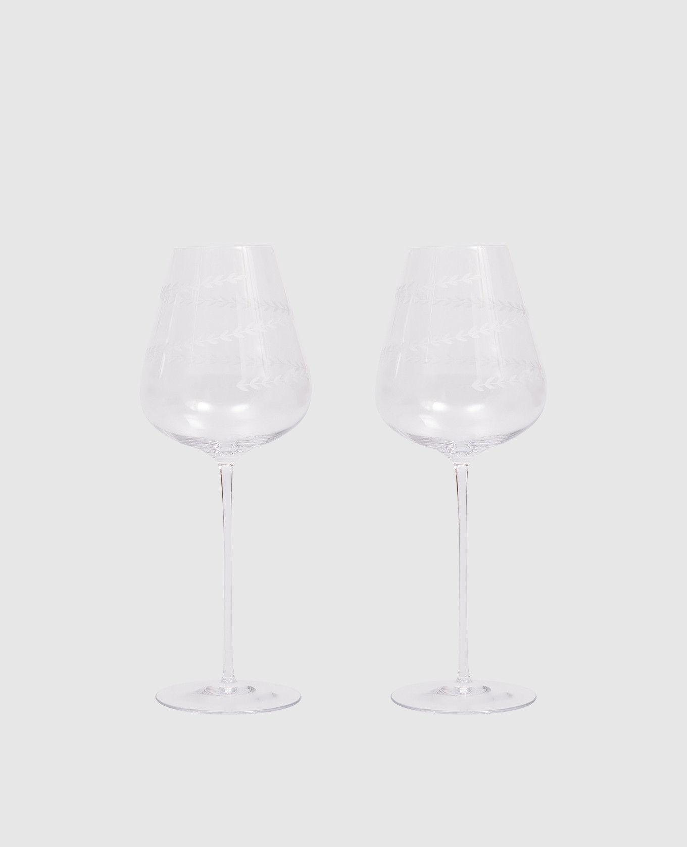 

Set of crystal wine glasses Stefano Ricci, Transparent