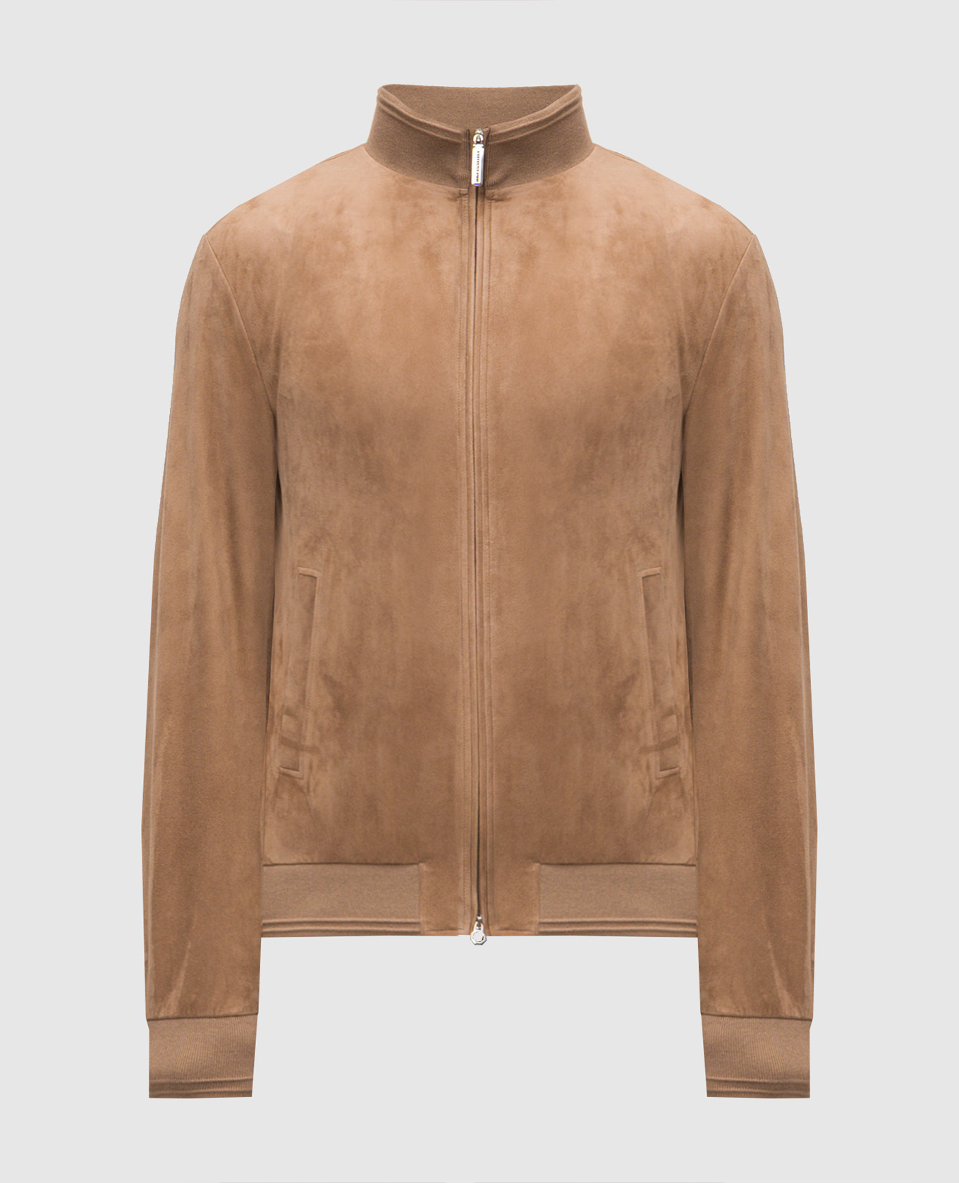 Brown suede jacket