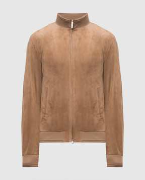Stefano Ricci Brown suede jacket M7J5100290SUEJI3