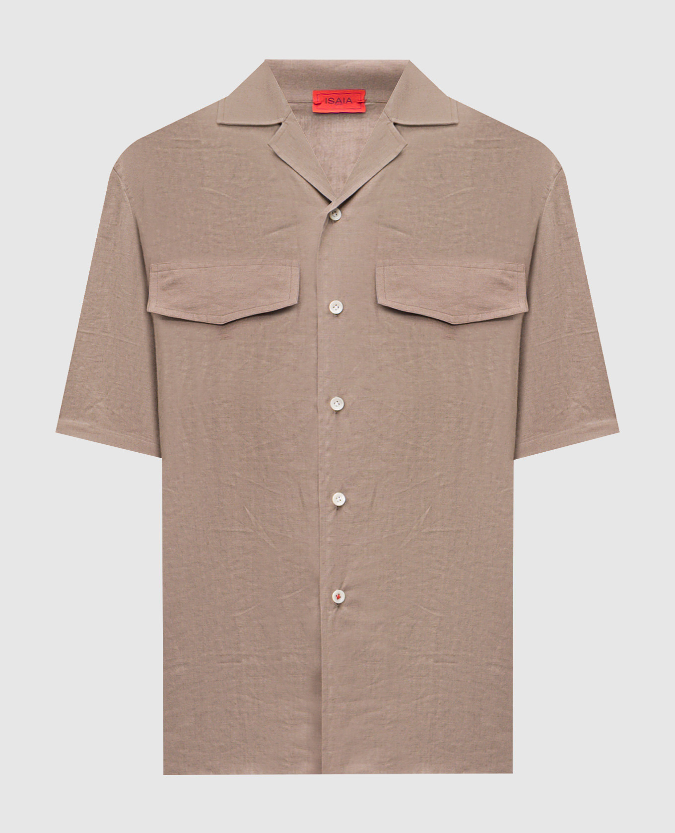 Brown linen shirt