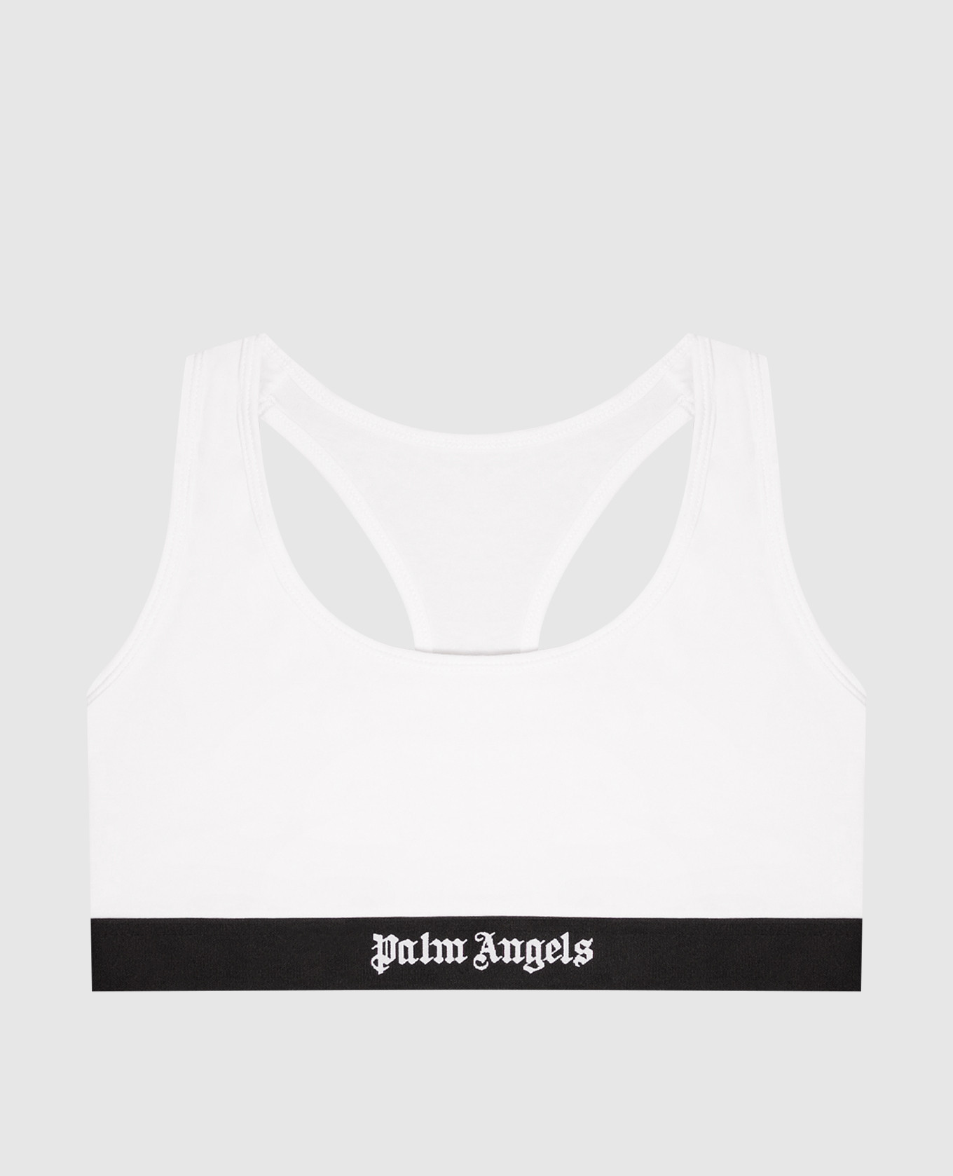 White top with logo pattern