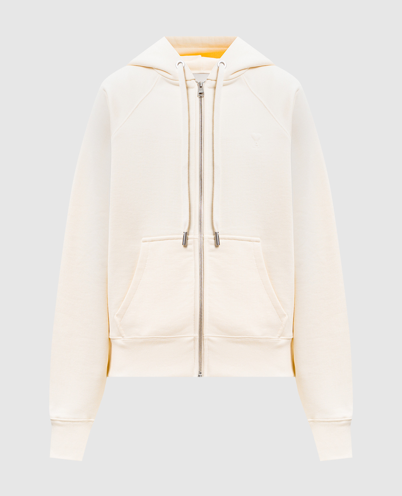 Ivory sports jacket with emblem
