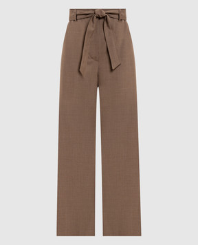 Max Mara Brown SALPA wool trousers MXMSALPA