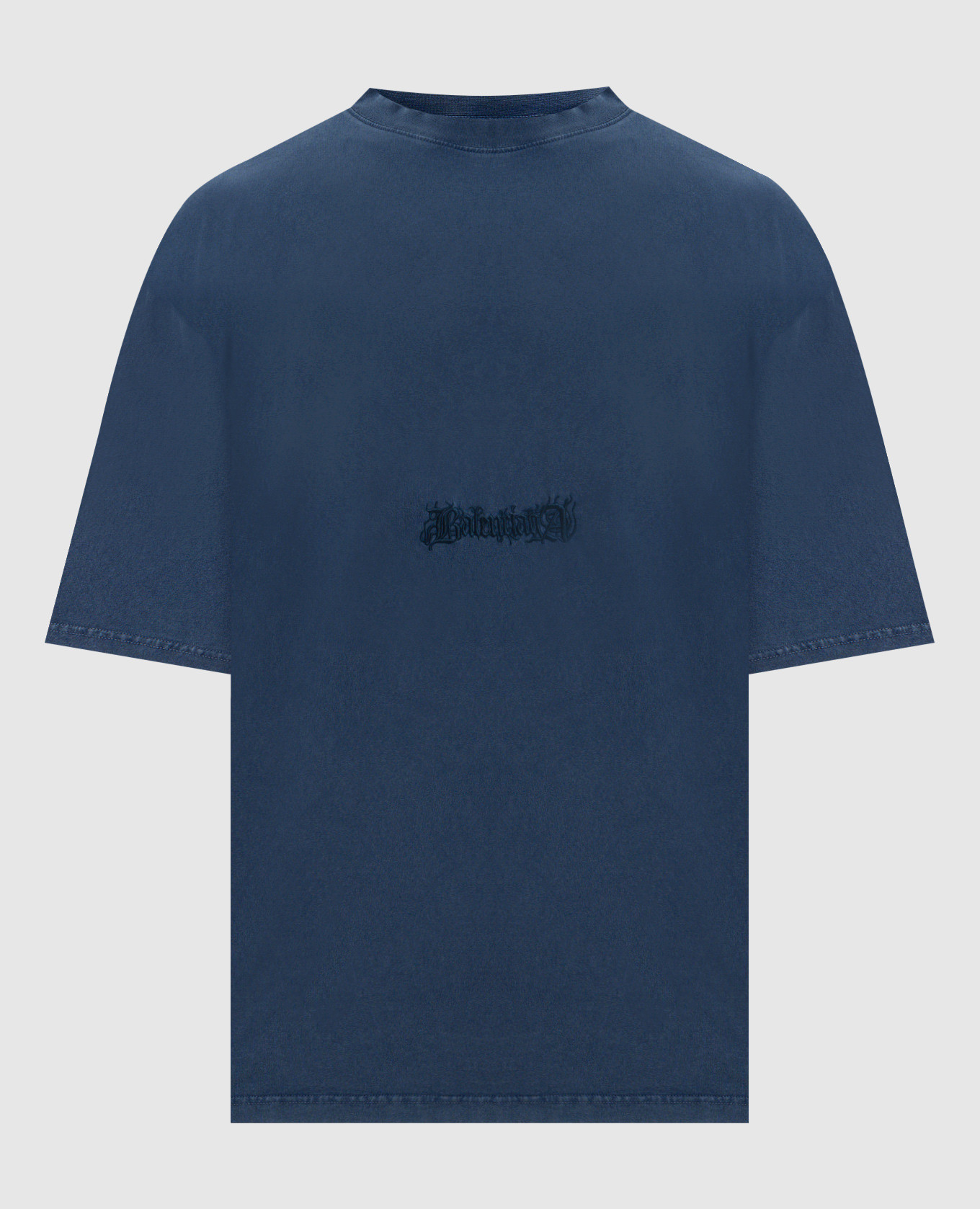 

Blue T-shirt with logo Balenciaga