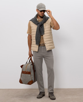 Brunello Cucinelli Beige down vest MV4081711