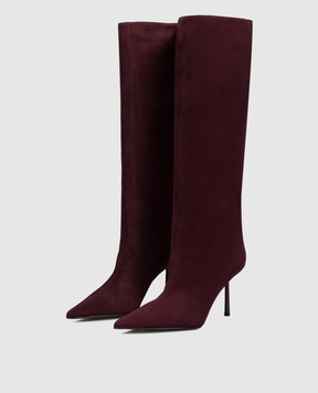 Le Silla Bella burgundy suede boots 4236C080BMPPVEP