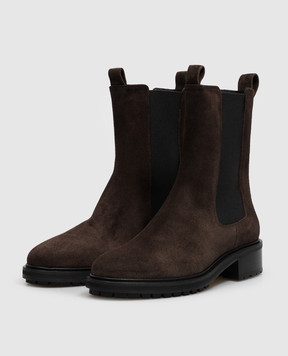 Aeyde Brown suede Jack Chelsea boots AB0266003003226
