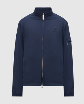 Stefano Ricci Blue jacket with emblem patch M6J4100010PL001HSAC64
