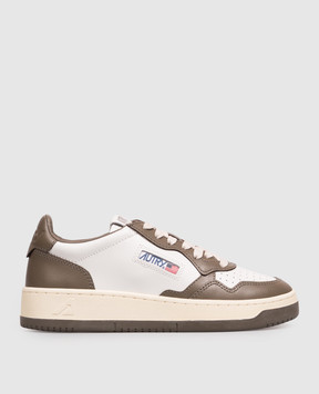 AUTRY White leather sneakers MEDALIST AULWWB68