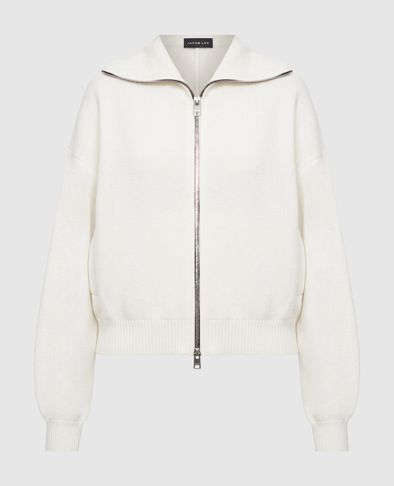 Ivory cashmere cardigan Jacob Lee